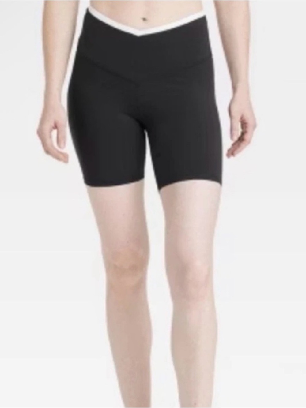 JoyLab Women's Black High-Waist Bike Shorts Size S